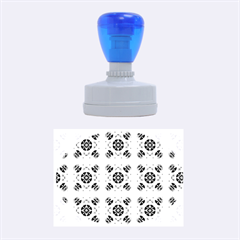 Cute Pretty Elegant Pattern Rubber Oval Stamps