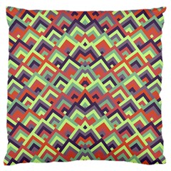 Trendy Chic Modern Chevron Pattern Standard Flano Cushion Cases (two Sides)  by GardenOfOphir