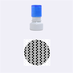 Candy Illustration Pattern Rubber Round Stamps (small) by GardenOfOphir