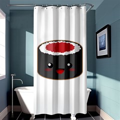 Kawaii Sushi Shower Curtain 36  X 72  (stall)  by KawaiiKawaii