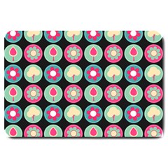 Chic Floral Pattern Large Doormat  by GardenOfOphir