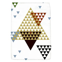 Colorful Modern Geometric Triangles Pattern Flap Covers (s) 