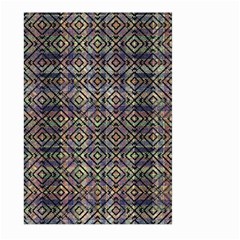 Multicolored Ethnic Check Seamless Pattern Large Garden Flag (two Sides) by dflcprints