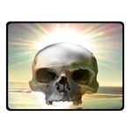 Skull Sunset Double Sided Fleece Blanket (Small)  45 x34  Blanket Back
