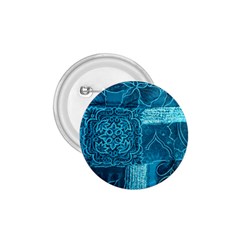 Blue Patchwork 1 75  Buttons