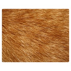 Light Brown Fur Double Sided Flano Blanket (medium)  by trendistuff