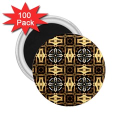 Faux Animal Print Pattern 2 25  Magnets (100 Pack) 