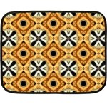 Faux Animal Print Pattern Fleece Blanket (Mini) 35 x27  Blanket