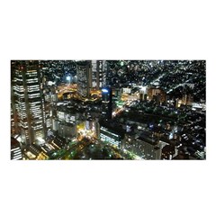 Tokyo Night Satin Shawl by trendistuff