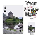 SCOTLAND EILEAN DONAN Playing Cards 54 Designs  Front - Spade4