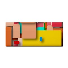 Rounded Rectangles Hand Towel