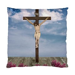 Jesus On The Cross Illustration Standard Cushion Cases (two Sides) 
