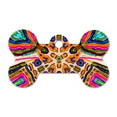 Ethnic You Collecition Dog Tag Bone (two Sides)