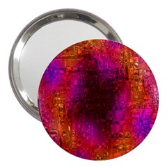 Purple Orange Pink Colorful 3  Handbag Mirrors