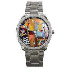 Pablo Et Moi Sport Metal Watch  by appleartcom