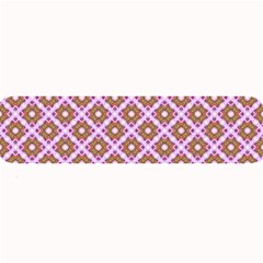 Crisscross Pastel Pink Yellow Large Bar Mats