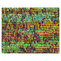 Multicolored Digital Grunge Print Double Sided Flano Blanket (medium) 