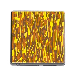 Yellow Pattern Memory Card Reader (square) by Valentinaart