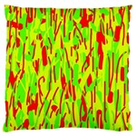 Green and red pattern Standard Flano Cushion Case (Two Sides) Back