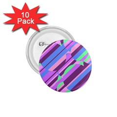 Pink, Purple And Green Pattern 1 75  Buttons (10 Pack) by Valentinaart