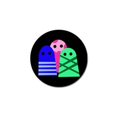 Three Monsters Golf Ball Marker (10 Pack) by Valentinaart