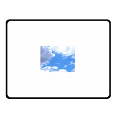 Clouds And Blue Sky Double Sided Fleece Blanket (small)  by picsaspassion
