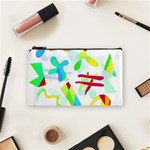 Playful shapes Cosmetic Bag (Small)  Front