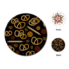 Bakery 2 Playing Cards (round)  by Valentinaart