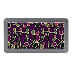 Elegant Purple Pattern Memory Card Reader (mini) by Valentinaart
