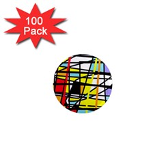 Casual Abstraction 1  Mini Magnets (100 Pack)  by Valentinaart
