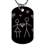 Couple in love Dog Tag (One Side) Front