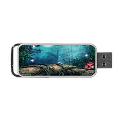 Mysterious Fantasy Nature  Portable Usb Flash (one Side) by Brittlevirginclothing