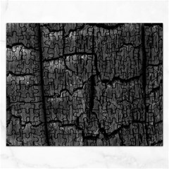 Coal Charred Tree Pore Black Rectangular Jigsaw Puzzl by Amaryn4rt