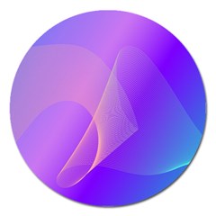 Vector Blend Screen Saver Colorful Magnet 5  (round)