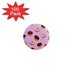 Donuts Pattern - Pink 1  Mini Magnets (100 Pack)  by Valentinaart