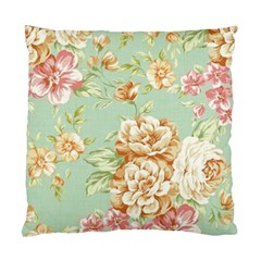 Vintage Pastel Flower Standard Cushion Case (one Side) by Brittlevirginclothing