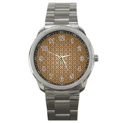 Background Seamless Repetition Sport Metal Watch