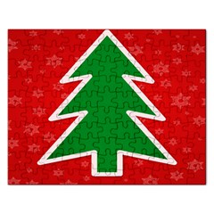 Christmas Tree Rectangular Jigsaw Puzzl by Nexatart