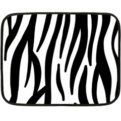 Seamless Zebra Pattern Fleece Blanket (mini) by Nexatart