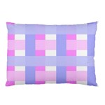 Gingham Checkered Texture Pattern Pillow Case (Two Sides) Back