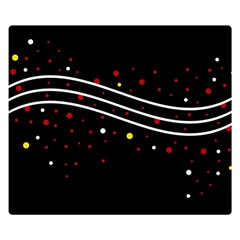 Elegant Abstraction Double Sided Flano Blanket (small)  by Valentinaart