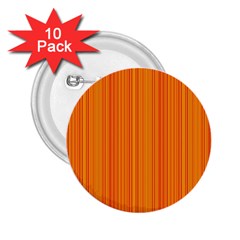 Orange Pattern 2 25  Buttons (10 Pack)  by Valentinaart
