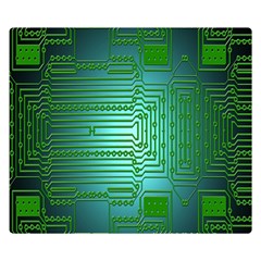 Board Conductors Circuits Double Sided Flano Blanket (small) 