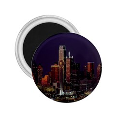 Dallas Texas Skyline Dusk 2 25  Magnets by Nexatart