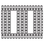 Pattern Background Texture Black Double Sided Flano Blanket (Medium)  60 x50  Blanket Front