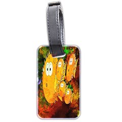 Abstract Fish Artwork Digital Art Luggage Tags (two Sides)