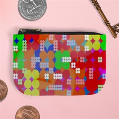 Abstract Polka Dot Pattern Mini Coin Purses by Nexatart