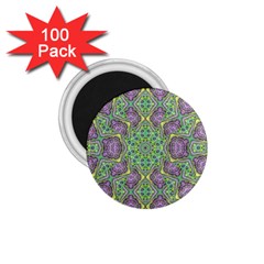 Modern Ornate Geometric Pattern 1 75  Magnets (100 Pack) 