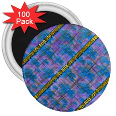 A  Golden Starry Gift I Have 3  Magnets (100 Pack)