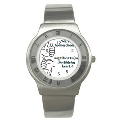 Bible No Stainless Steel Watch